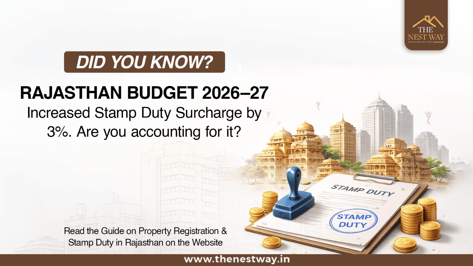 A Simple Guide to Property Registration & Stamp Duty in Rajasthan 2026